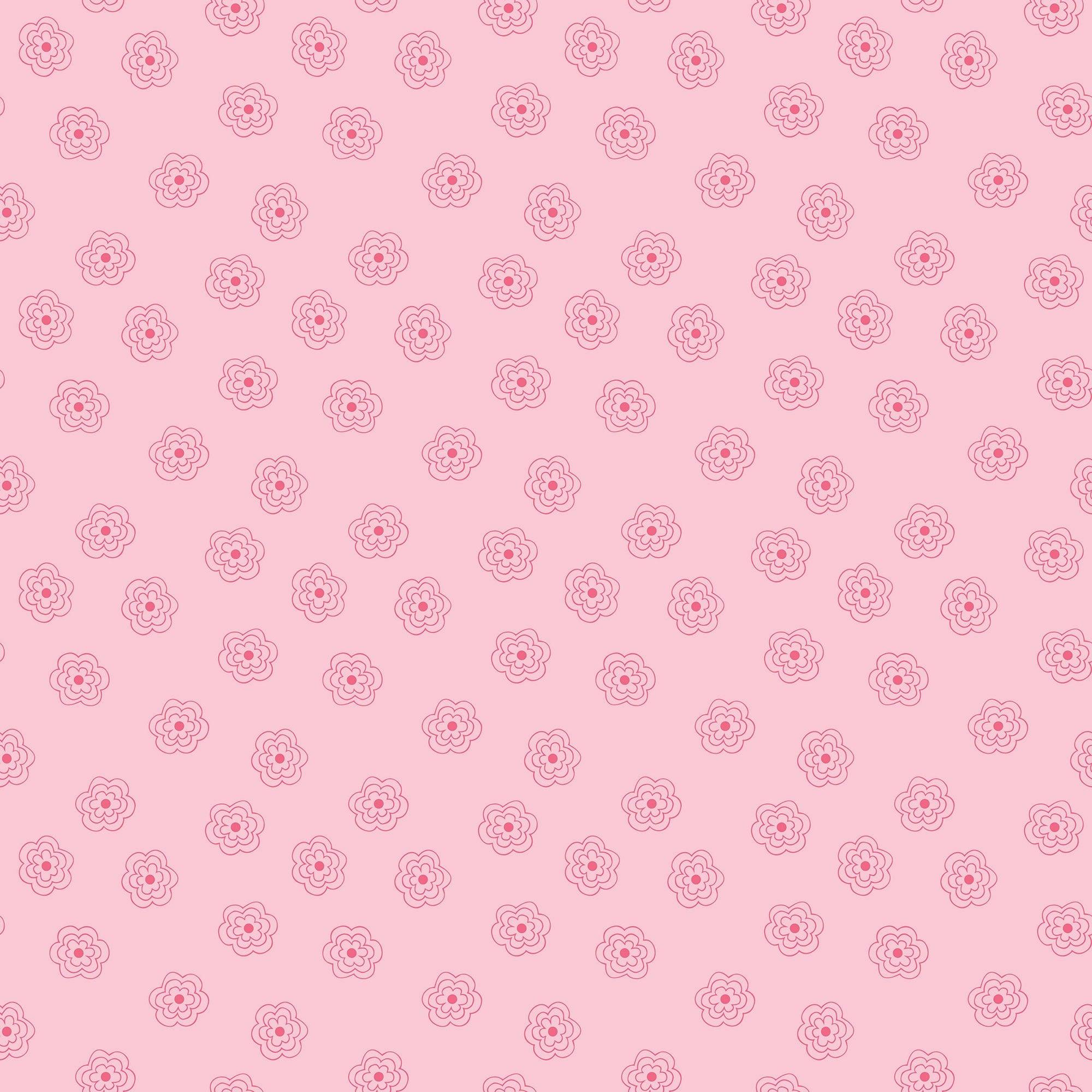 Bee Basics Blossom Pink Fabric-Riley Blake Fabrics-My Favorite Quilt Store
