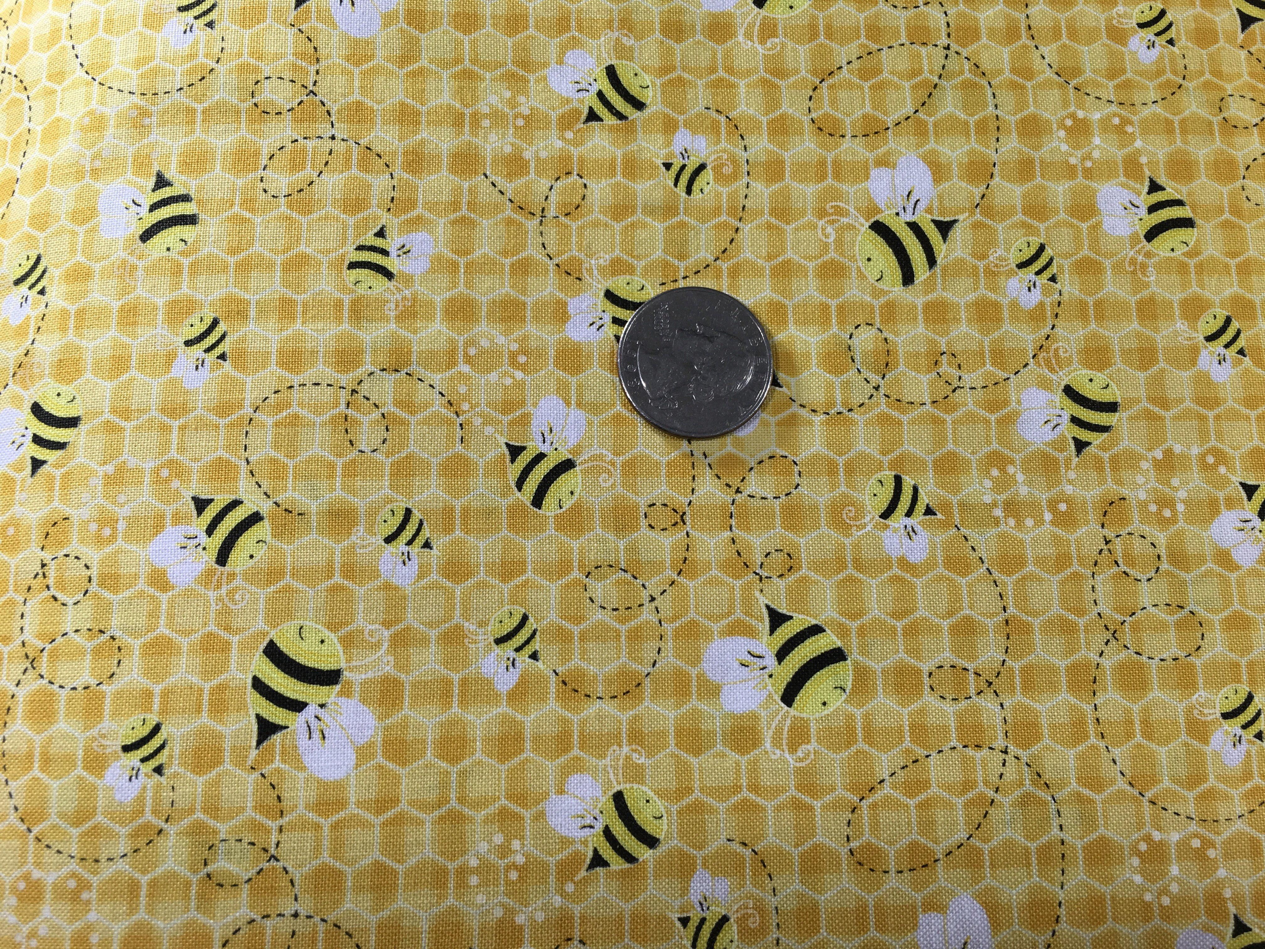 Timeless Treasures Fabrics Honey Bee Farm Honey Comb Honey
