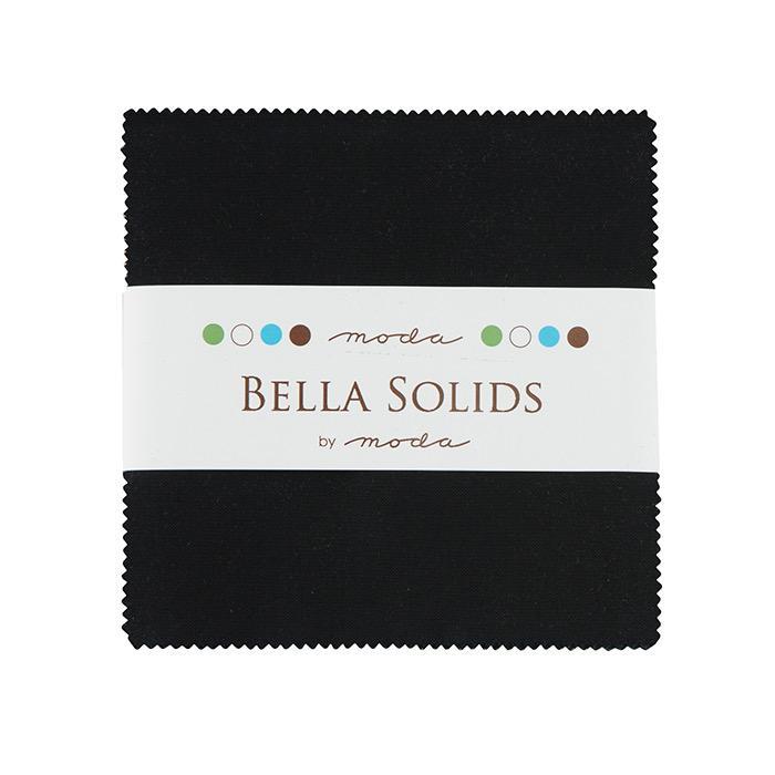 Bella Solid Black Charm Pack 42 pc.