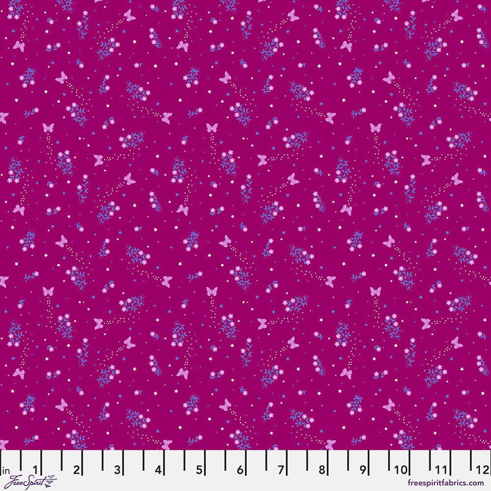 Belle Epoque Alight Raspberry Fabric-Free Spirit Fabrics-My Favorite Quilt Store