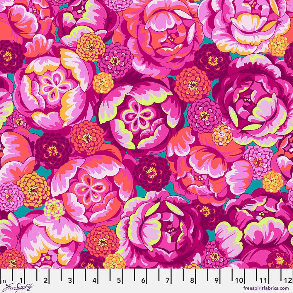 Belle Epoque Bourgeois Bloom Magenta Fabric-Free Spirit Fabrics-My Favorite Quilt Store