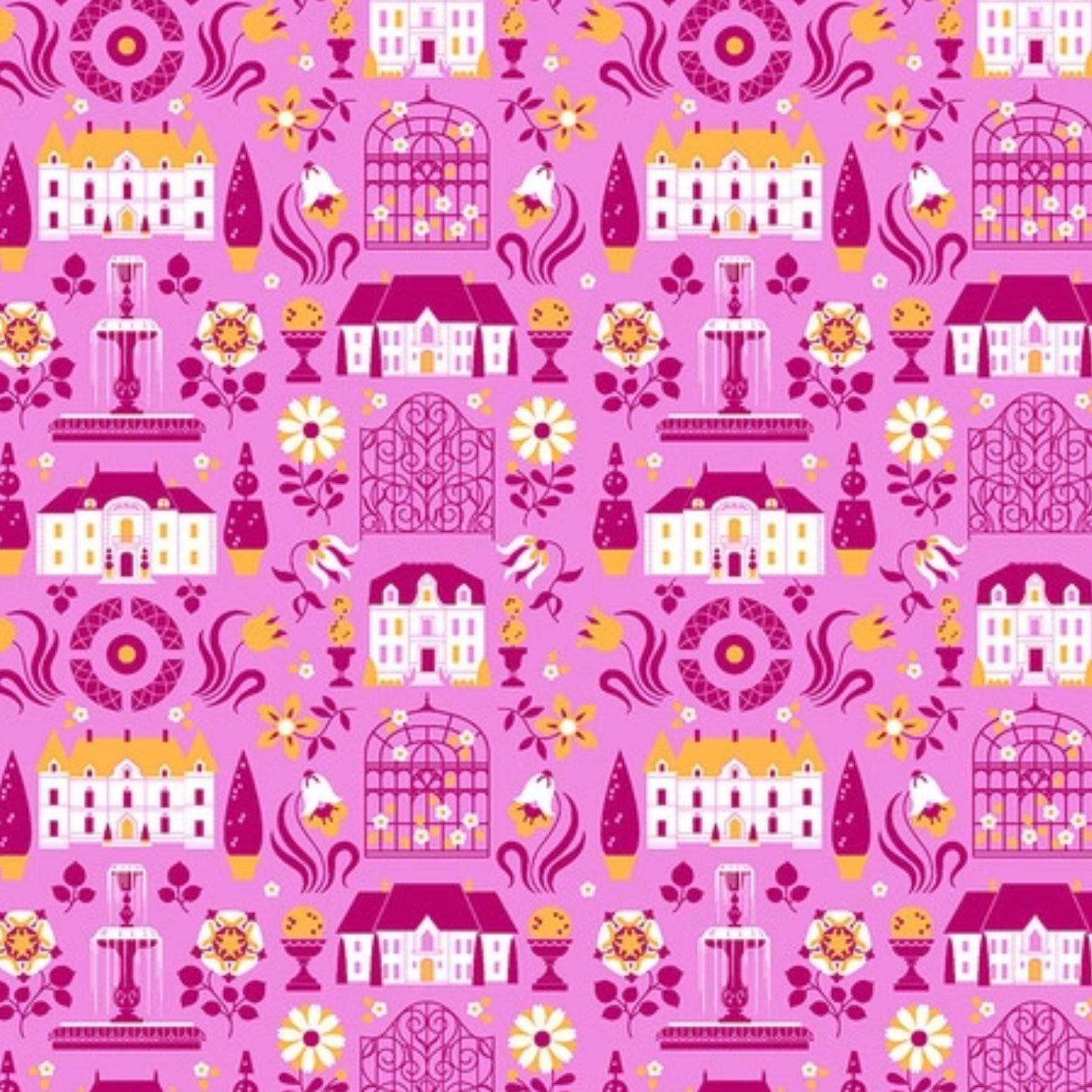 Belle Epoque Mannered Pink Fabric