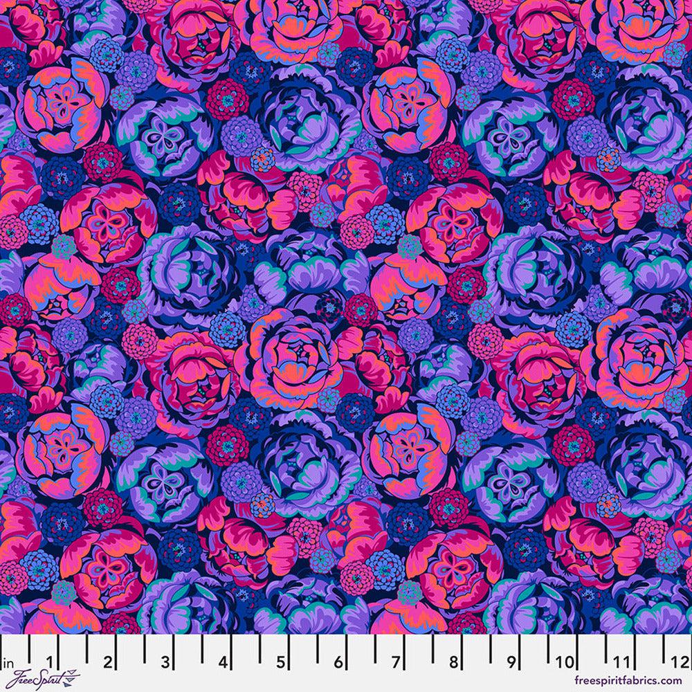 Belle Epoque Roses Purple Fabric-Free Spirit Fabrics-My Favorite Quilt Store
