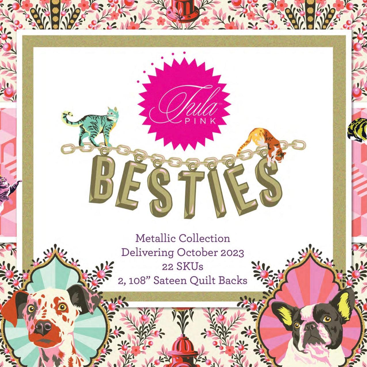 Besties Quilt Fabric by Tula Pink - Chubby Cheeks Hamsters in Clover G –  Cary Quilting Company