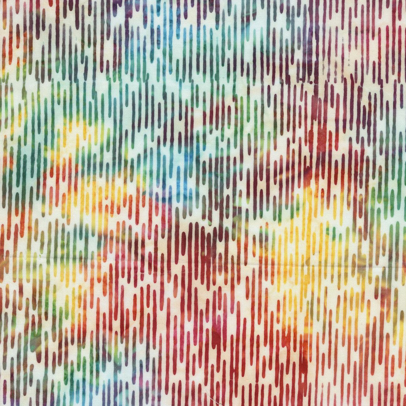 Between the Lines Rainbow Batik Fabric