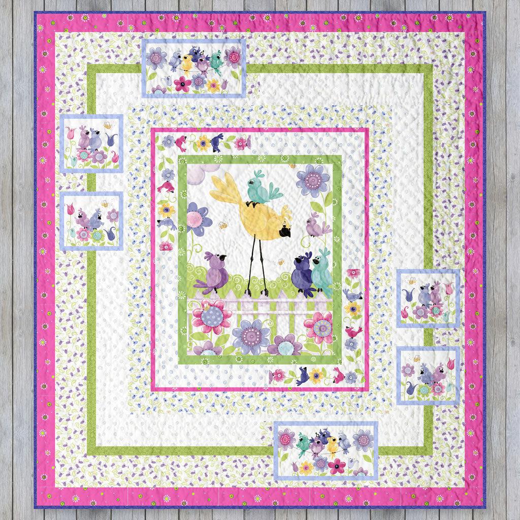 Bird Buddies Who's Next Quilt Pattern - Free Pattern Download-Susybee-My Favorite Quilt Store