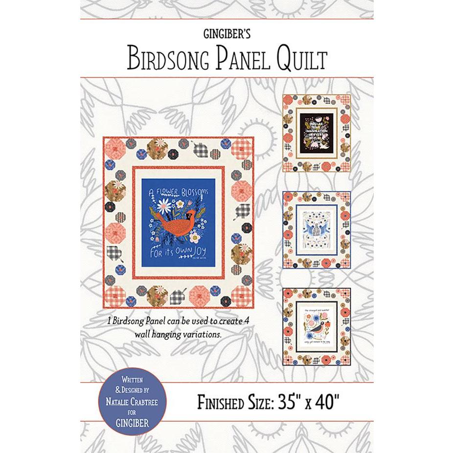 Birdsong Panel Quilt Pattern-Moda Fabrics-My Favorite Quilt Store