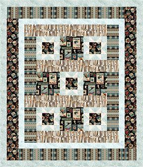 Black Diamond Pattern-Benartex Fabrics-My Favorite Quilt Store