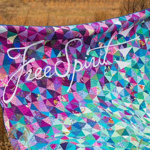 Blown Away Quilt Pattern-Free Spirit Fabrics-My Favorite Quilt Store