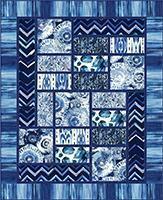 Blue Danube Pattern-Benartex Fabrics-My Favorite Quilt Store