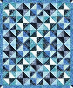 Blue Shimmer Pattern-Benartex Fabrics-My Favorite Quilt Store