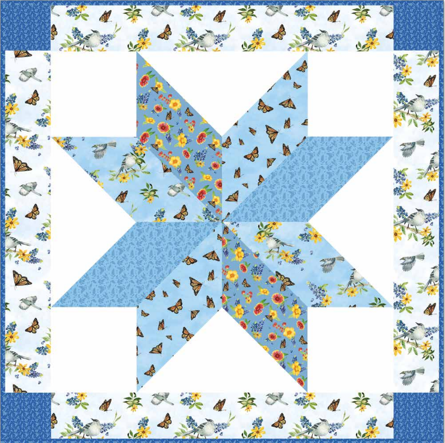 *NEW* Light Breeze Quilt - Fabric Kit with optional template & pattern