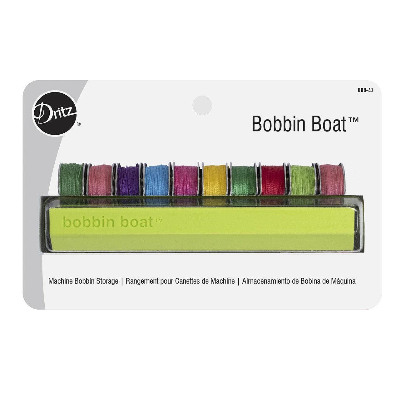 Bobbin Boat Green Bobbin Storage - Dritz