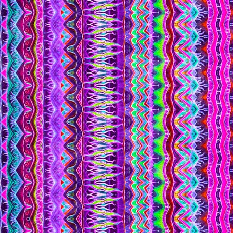 Bohemian Dreams Violet Geo Stripe Fabric-QT Fabrics-My Favorite Quilt Store