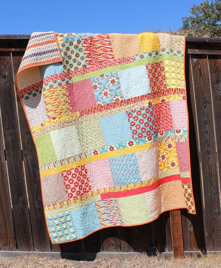 Boho Chic Quilt Pattern-Orange Dot Quilts-My Favorite Quilt Store