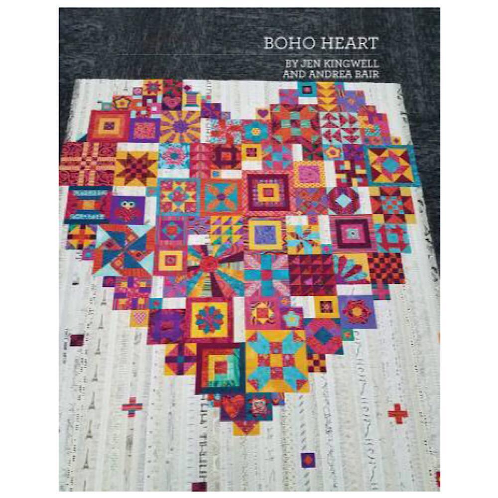 Boho Heart Book-Jen Kingwell Designs-My Favorite Quilt Store