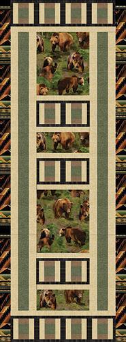 Brown Bear Mountain Pattern-Benartex Fabrics-My Favorite Quilt Store