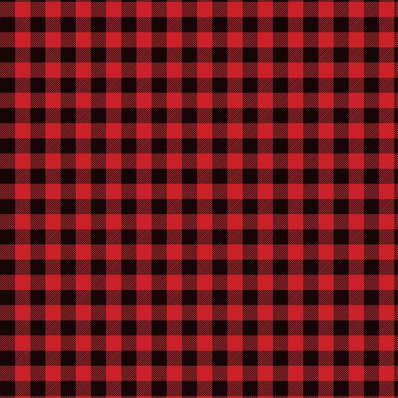 Buffalo Check Essentials Red Fabric