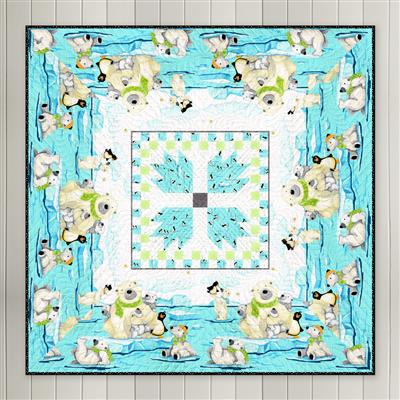 Burr Polar Bear Party Quilt Pattern - Free Pattern Download