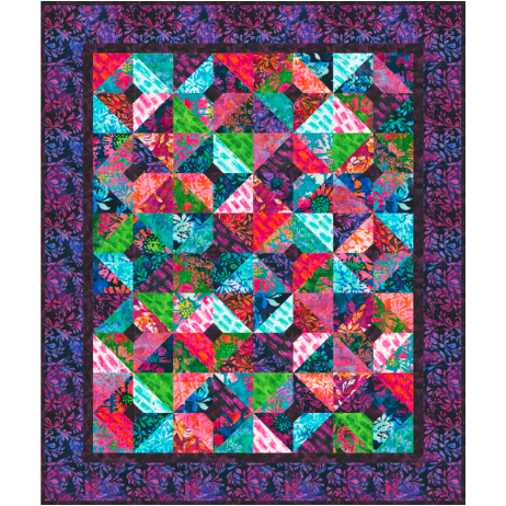 Burst of Color Quilt - Free Pattern Download
