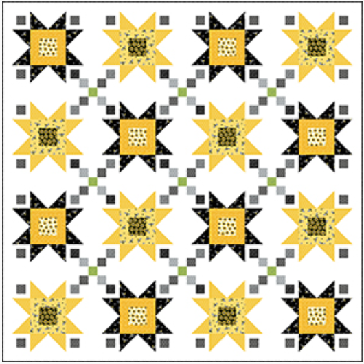 Buzzy Bees Quilt Pattern - Free Digital Download