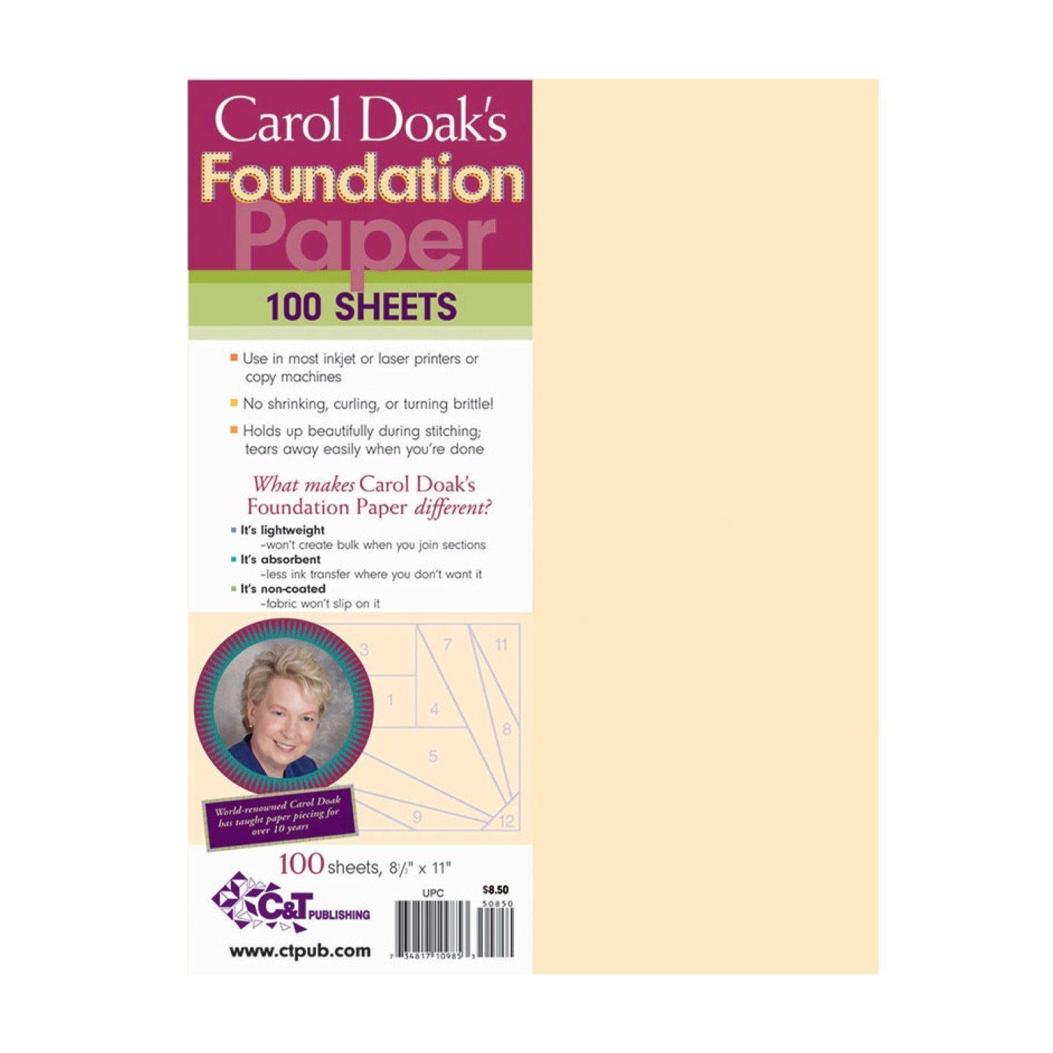 Carol Doak Foundation Paper