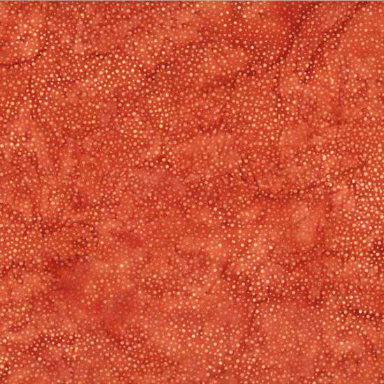 Cayenne Bali Dot Batik Fabric-Hoffman Fabrics-My Favorite Quilt Store