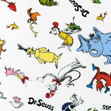 Celebrate Seuss! Character Primary Fabric