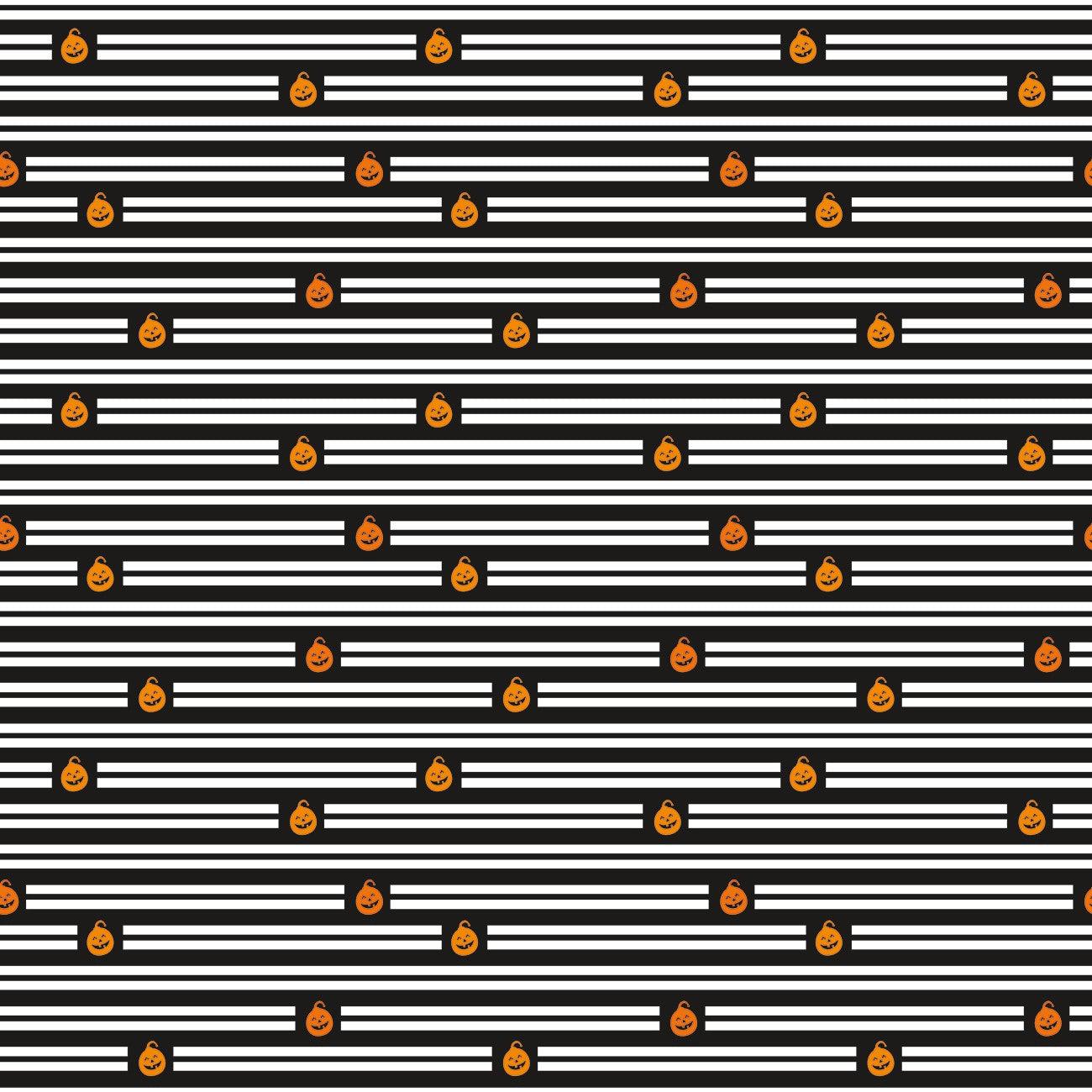 Celebrate with Hershey Halloween Stripes Black Fabric-Riley Blake Fabrics-My Favorite Quilt Store