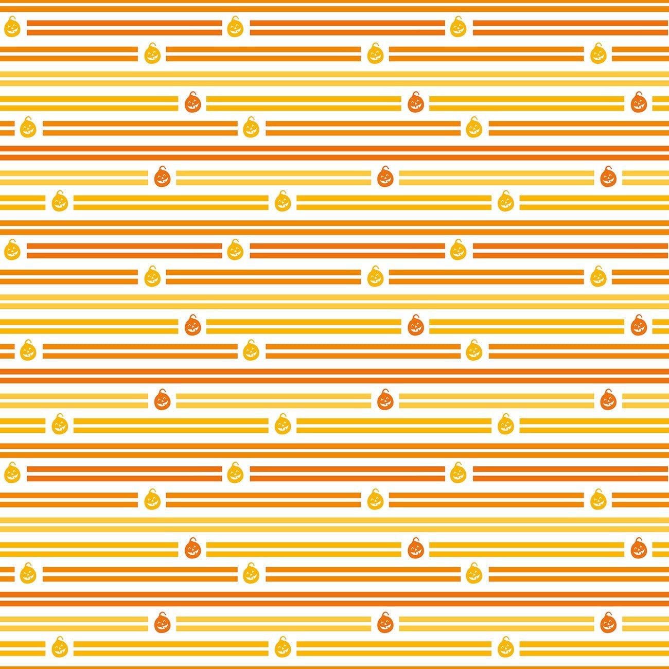 Celebrate with Hershey Halloween Stripes White Fabric-Riley Blake Fabrics-My Favorite Quilt Store