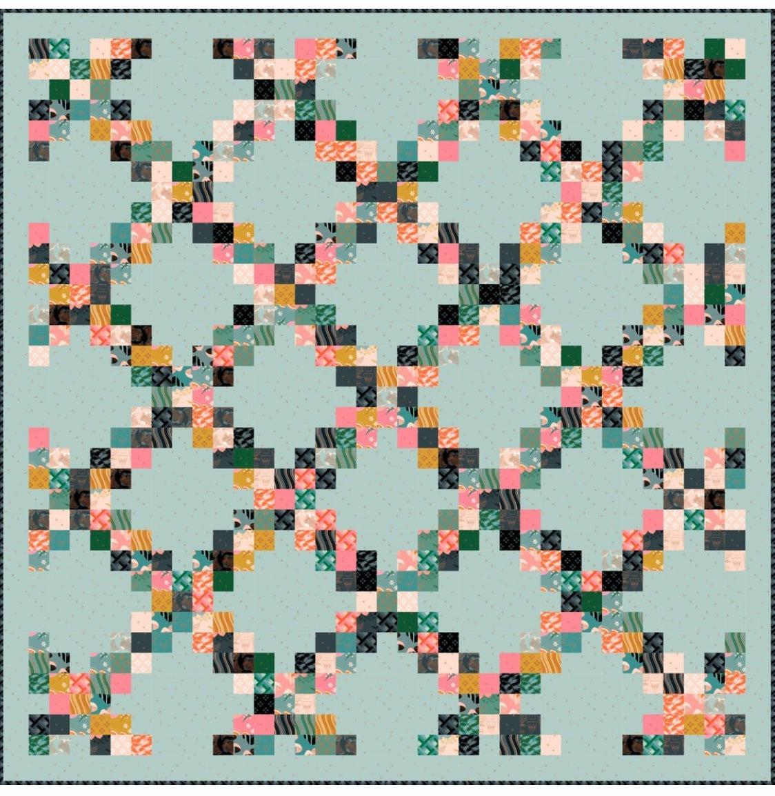 Chain of Fools Quilt Pattern - Free Digital Download-Moda Fabrics-My Favorite Quilt Store