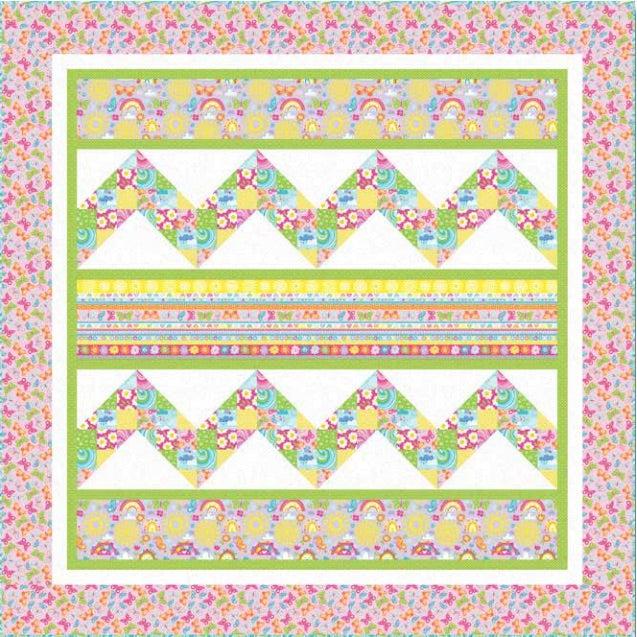 Chasing Rainbows Quilt 2 - Free Digital Download