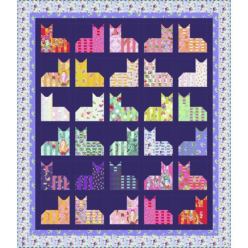 Cheshire Cats Diva Quilt Pattern-Free Spirit Fabrics-My Favorite Quilt Store