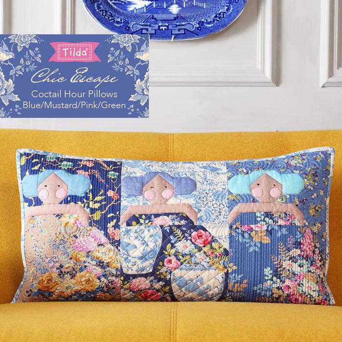 Chic Escape Cocktail Hour Pillow Pattern - Digital Download-Tilda Fabrics-My Favorite Quilt Store