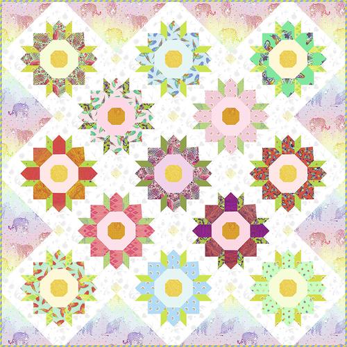 Chrysanthemum Quilt Pattern - Free Digital Download-Free Spirit Fabrics-My Favorite Quilt Store