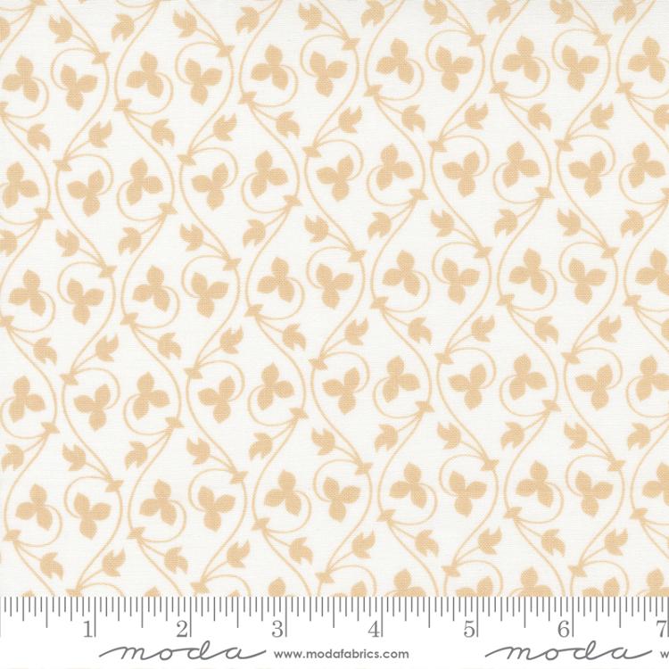 Cinnamon and Cream Acorn Vines Cream Fabric-Moda Fabrics-My Favorite Quilt Store