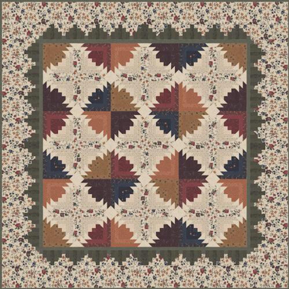 Clover Blossom Farm Quilt Kit by Kansas Troubles - Moda Fabrics