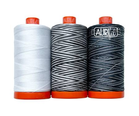 Color Builder 50wt 2022 Spider Lily 3 pc Set-Aurifil-My Favorite Quilt Store