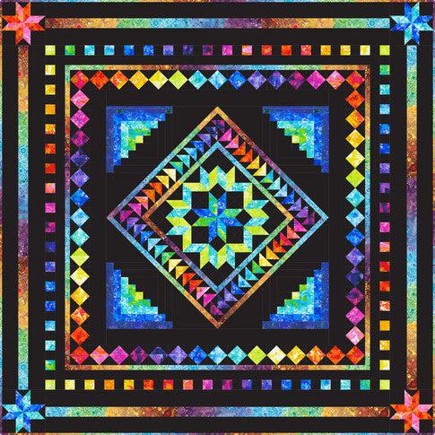 Color Wheel Jeweled Medallion Quilt Pattern - Free Pattern Download