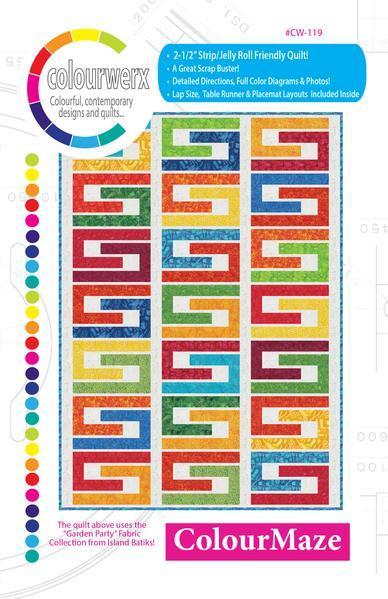 ColourMaze Pattern-Colourwerx-My Favorite Quilt Store