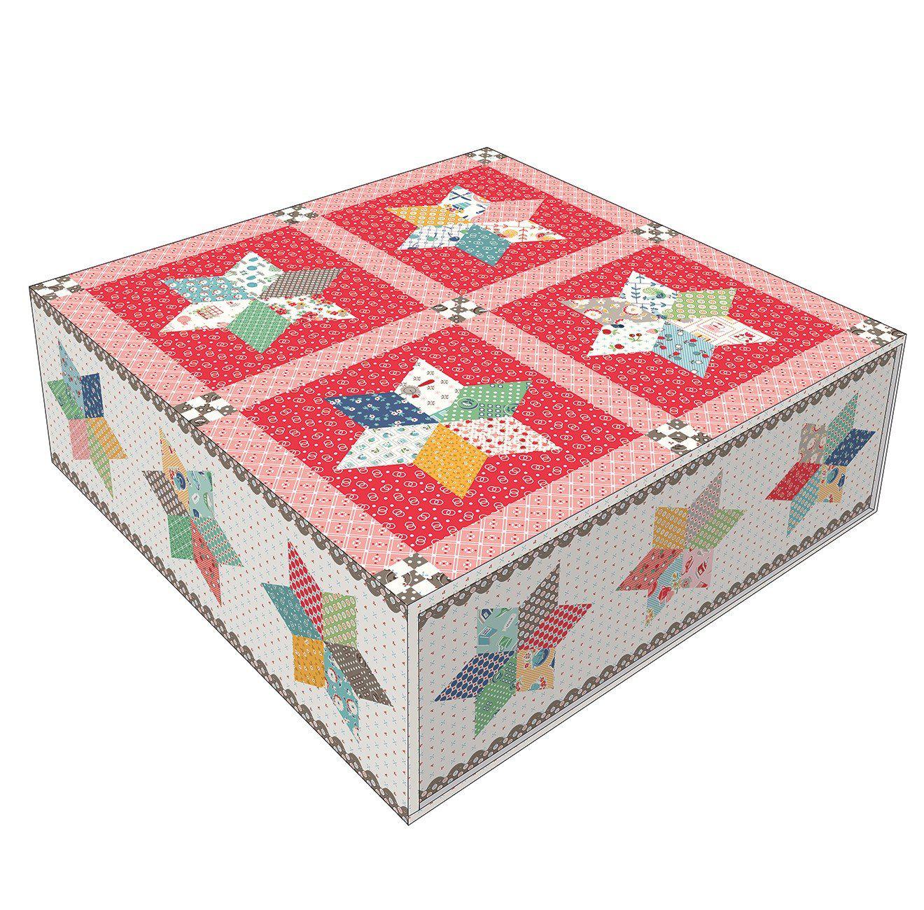 Cook Book Pot Luck Stars Quilt Kit-Riley Blake Fabrics-My Favorite Quilt Store