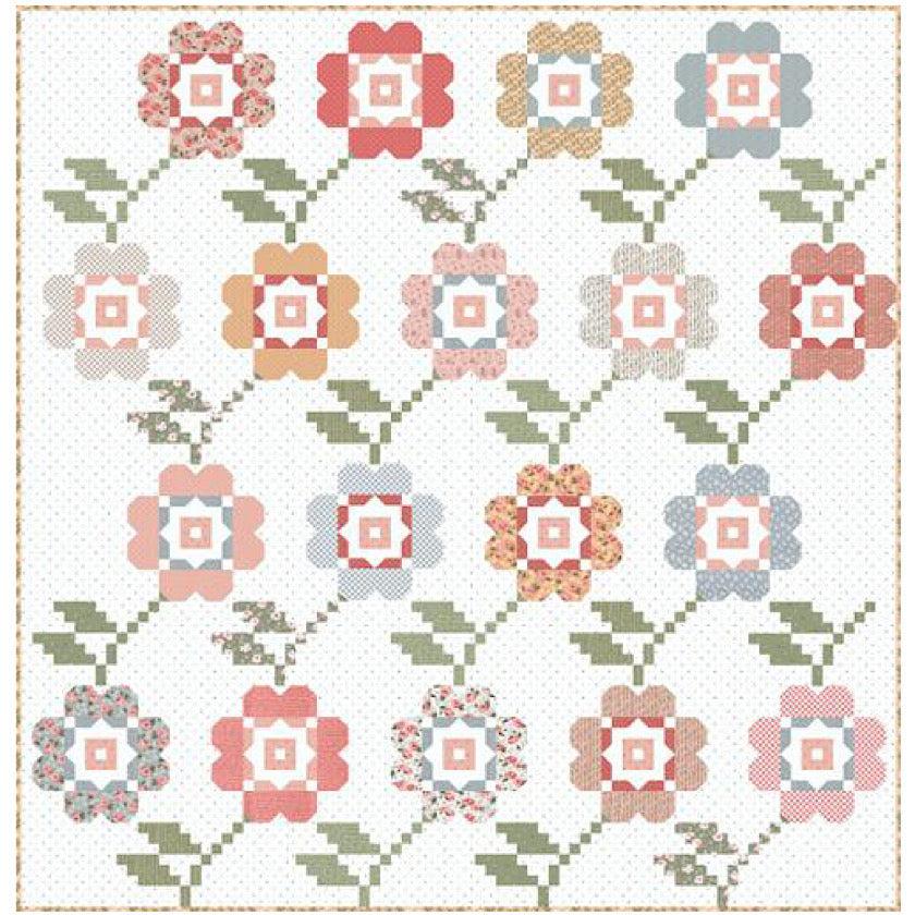 Country Rose Quilt Kit-Moda Fabrics-My Favorite Quilt Store