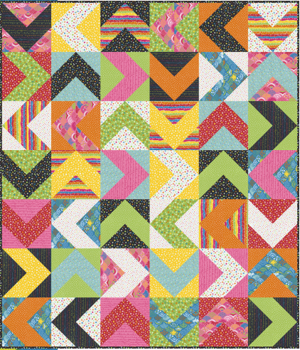Creativity Glows Quilt Pattern-Moda Fabrics-My Favorite Quilt Store