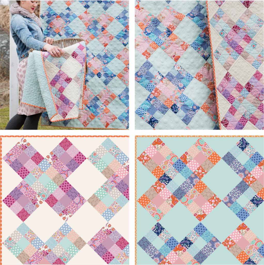 Cross Quilt Pattern - Digital Download-Tilda Fabrics-My Favorite Quilt Store