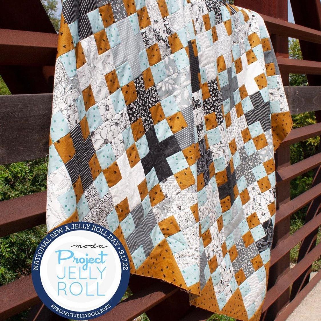 Cross the Line Quilt Pattern - Free Digital Download