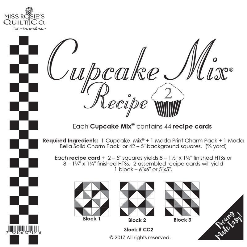 Cupcake Mix Recipe # 2-Moda Fabrics-My Favorite Quilt Store