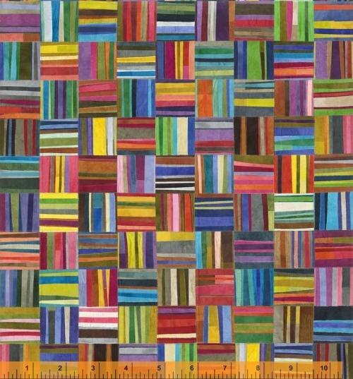 Curiosity Rainbow Basket Weave Fabric-Windham Fabrics-My Favorite Quilt Store