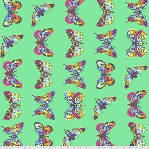 Daydreamer Butterfly Hugs Lagoon Fabric-Free Spirit Fabrics-My Favorite Quilt Store