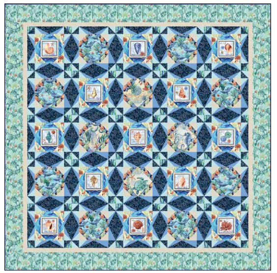 Blue Smoke Downloadable PDF Quilt Pattern, It's Sew Emma