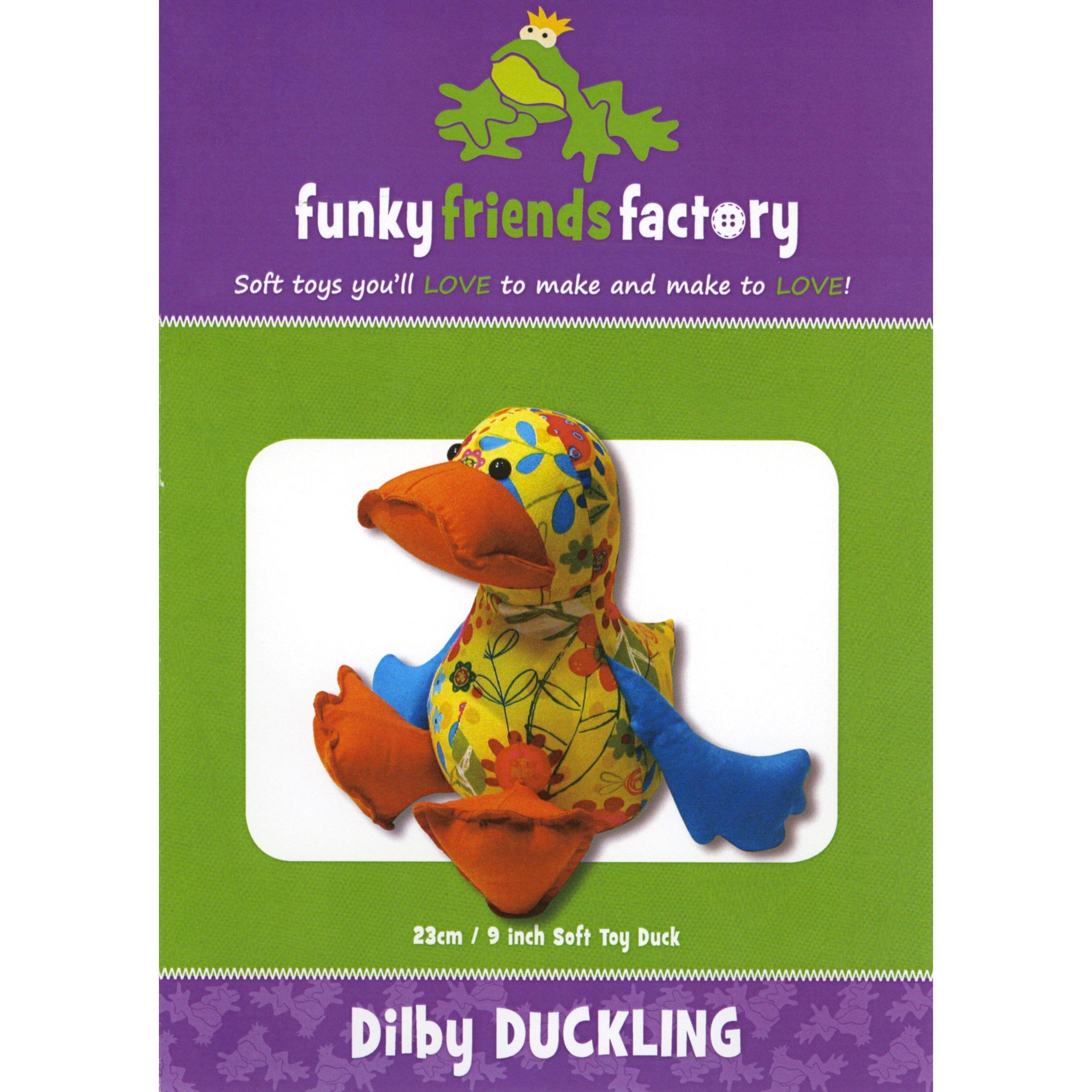 Dilby Duck Funky Friends Factory Pattern